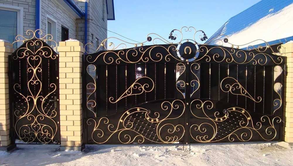 Кованые ворота