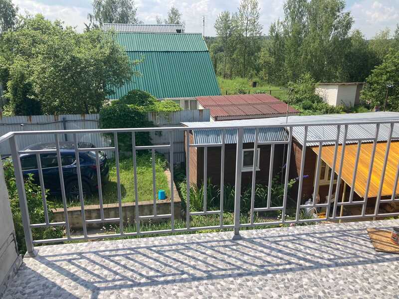 Металлическое ограждение террасы